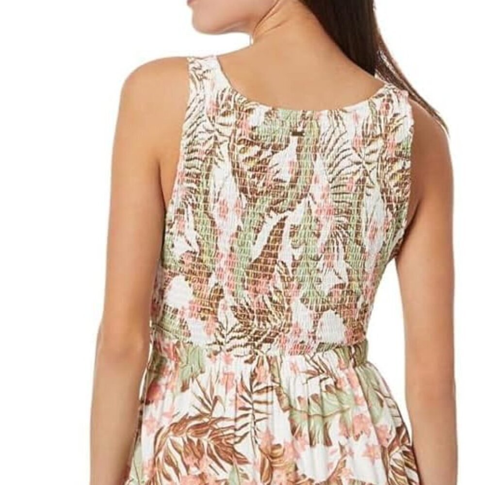 *NWT* Rip Curl La Quinta Floral Smocked Maxi Dress Size M - Picture 2 of 16